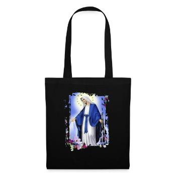 Holly Mary Maria Madonna Mariana Vierge Marie - Sac en tissu - noir - Devant