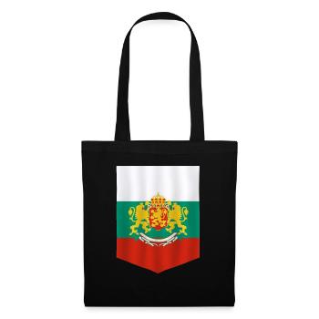 Bulgarie - Sac en tissu - noir - Devant
