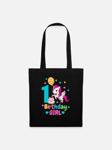 1st birthday. first birthday - Tote Bag - black
