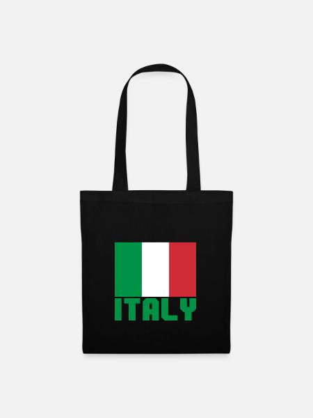Italie - Sac en tissu - noir