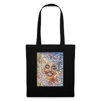 Woman Portrait Abstract Positive - Tote Bag - black - Front