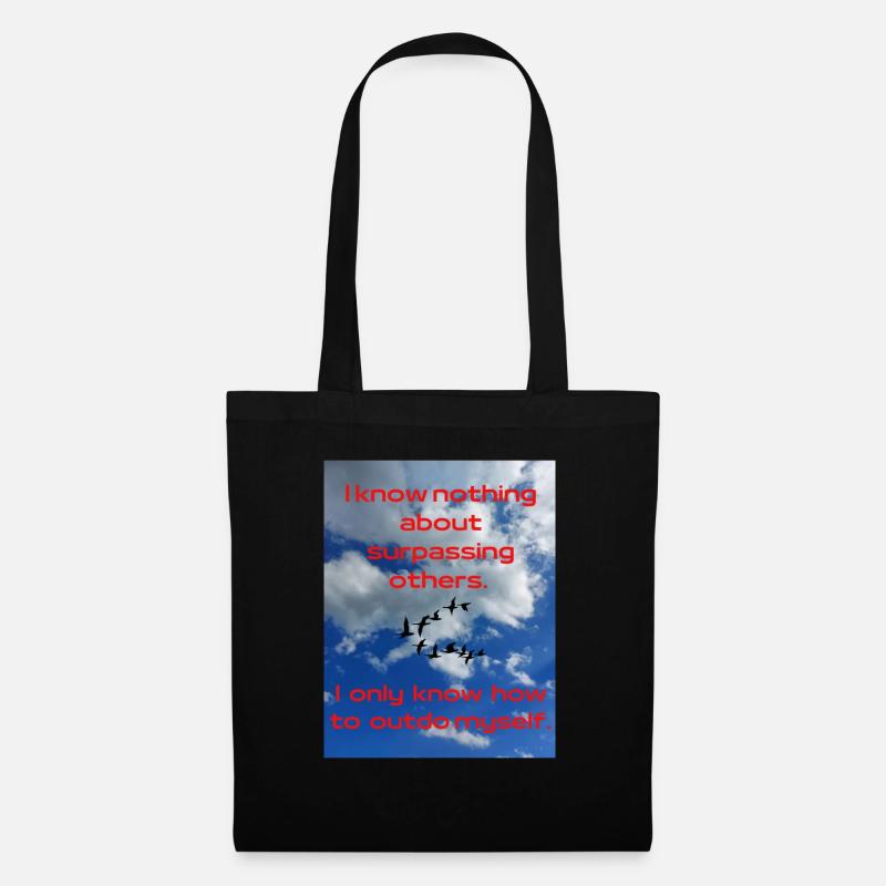 Samurai-sky - Stoffbeutel - Schwarz
