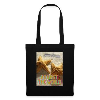 You and Me Against the World - Tote Bag - black - Front