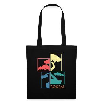 bonsaï yamadori bonsaï jardin - Sac en tissu - noir - Devant