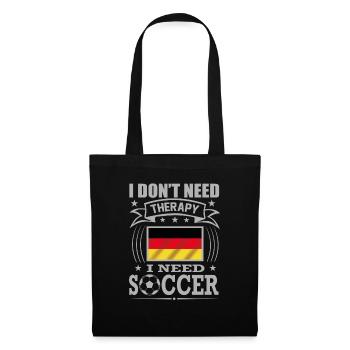 Germany Soccer Football 2022 WM - Sac en tissu - noir - Devant