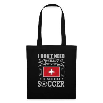 Switzerland Soccer Football 2022 WM - Sac en tissu - noir - Devant