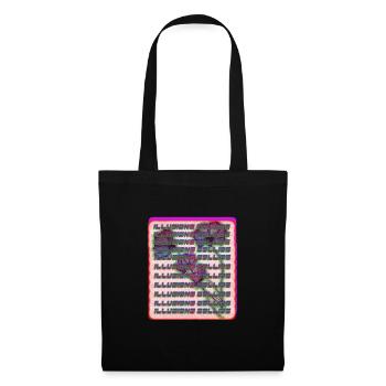 illusions collide: floral Graphic - Tote Bag - black - Front