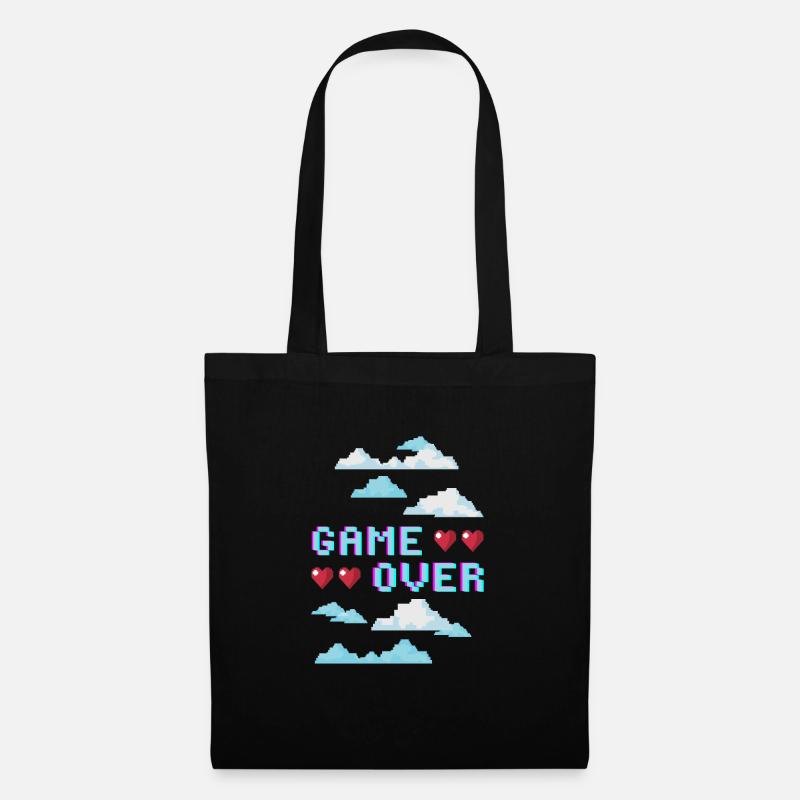 GAME OVER - Stoffbeutel - Schwarz