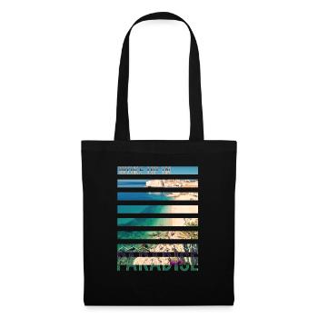 Croatie croate Hrvatska Croatie Paradis croate - Sac en tissu - noir - Devant