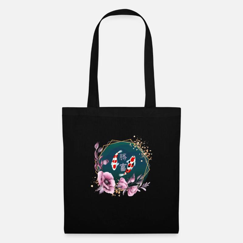 Koi_Harmony2 - Sac en tissu - noir