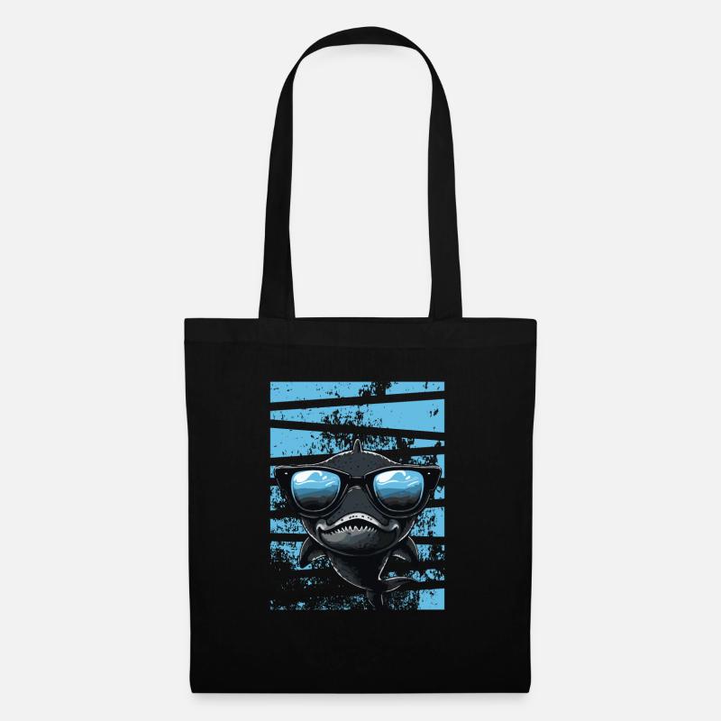 Cool Shark - Tote Bag - black
