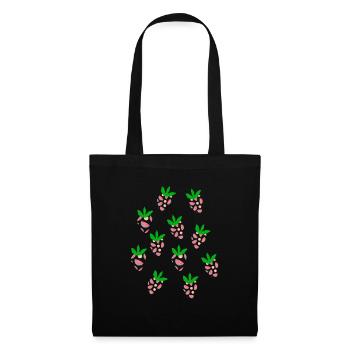 Melon ou fraise? - Sac en tissu - noir - Devant