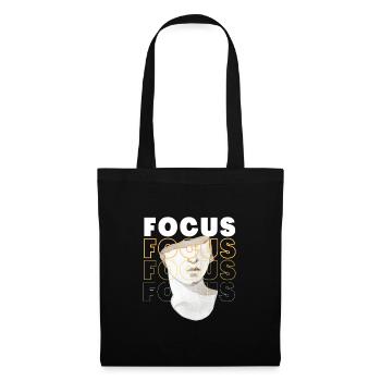 Stay focused - Tote Bag - black - Front
