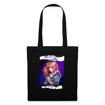 Anime Yandere Character - Anime Girl - Sac en tissu - noir - Devant