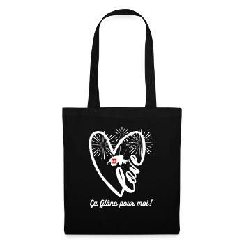 Série spéciale Fête Nationale Ça Glâne pour Moi - Sac en tissu - noir - Devant