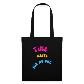 Time - Tote Bag - black - Front