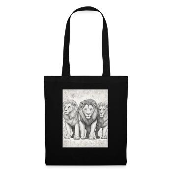 plusieurs lyon - Sac en tissu - noir - Devant