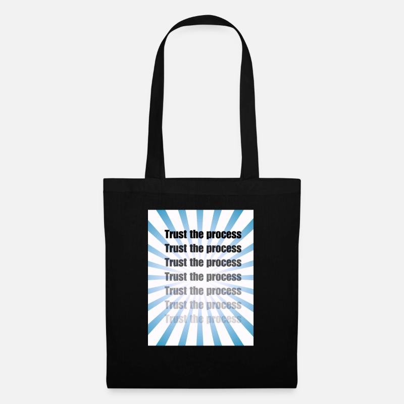 Trust the process! - Sac en tissu - noir