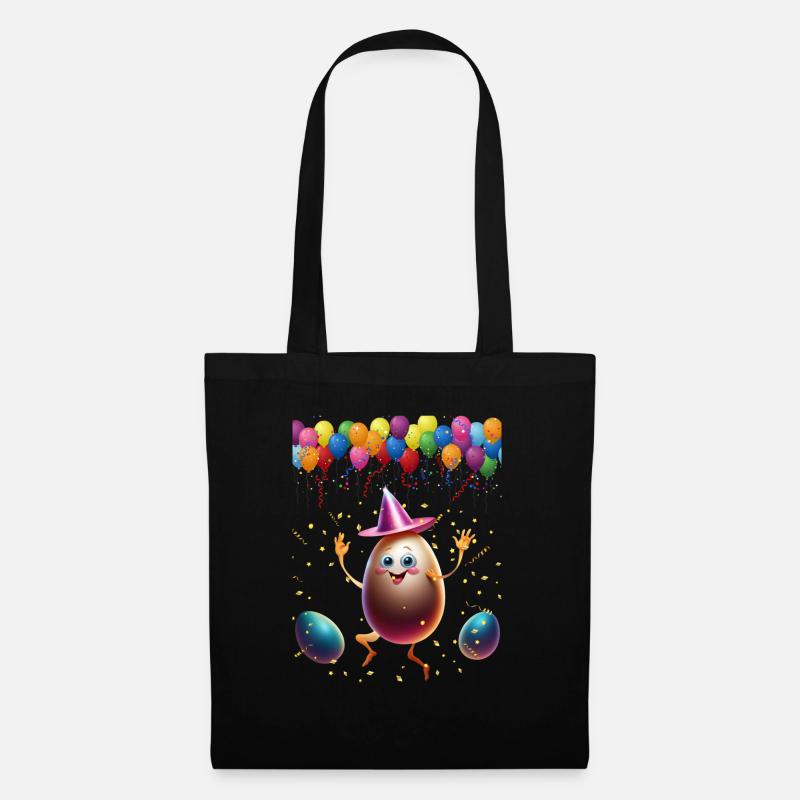Dancing Party Egg - Tote Bag - black