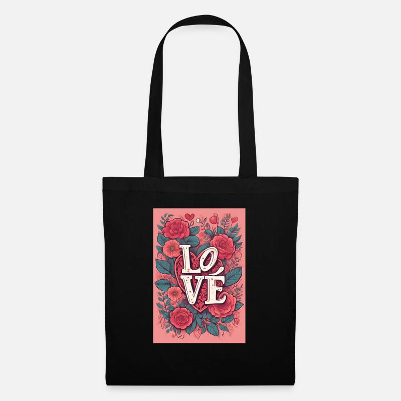 Love - Tote Bag - black