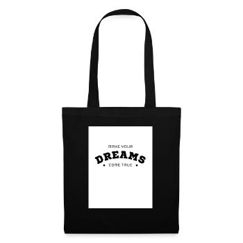 dreams - Stoffbeutel - Schwarz - Vorne