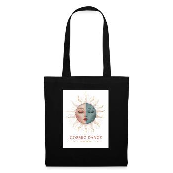 Cosmic Dance Spirituell Geschenk - Stoffbeutel - Schwarz - Vorne