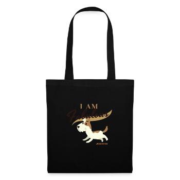 Je suis fabuleux - enfants - chien - mignon - super - Sac en tissu - noir - Devant
