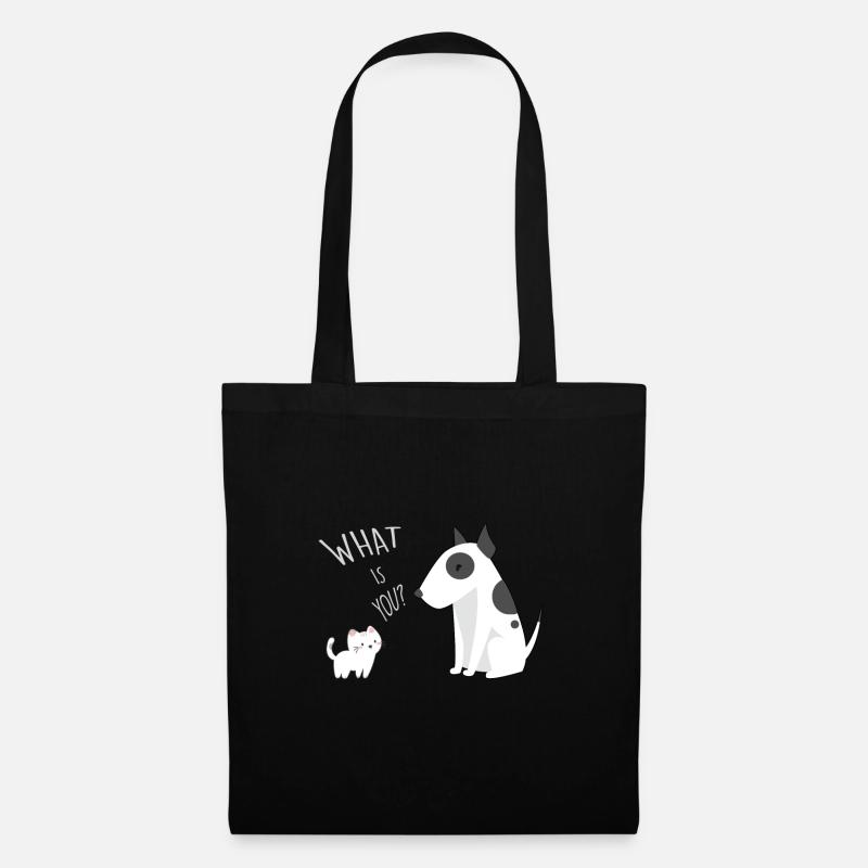 CAT & DOG - Stoffbeutel - Schwarz