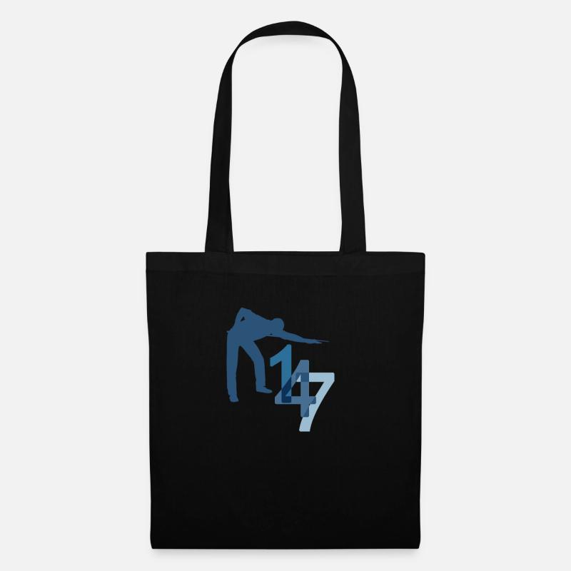 Snooker 147 maximum in the break - Tote Bag - black
