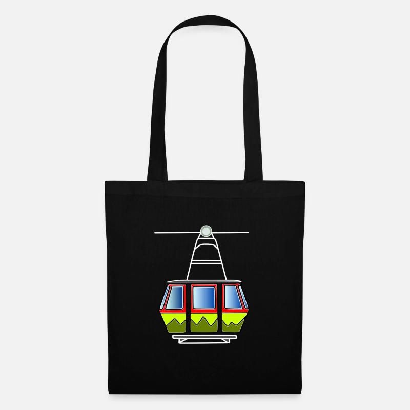 cable car gondola ropeway technology cable car cable car cable car - Tote Bag - black