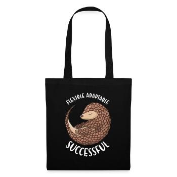 Flexible Adaptable Successful Pangolin - Tote Bag - black - Front