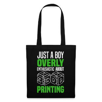 3D Printing - Tote Bag - black - Front