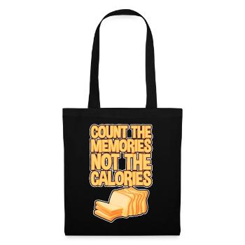 Count The Memories Not The Calories 4 - Tote Bag - black - Front