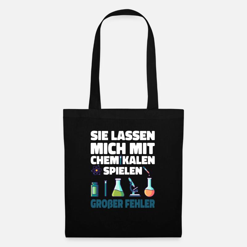 Chemiker Geschenk - Stoffbeutel - Schwarz