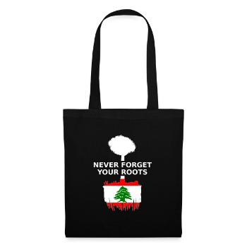 Lebanon Never Forget Your Roots - Tote Bag - black - Front