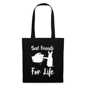 Best Friends For Life Rabbit Easter - Tote Bag - black - Front