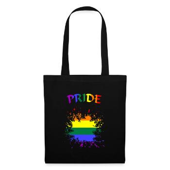 LGBTQ Pride - Stoffbeutel - Schwarz - Vorne