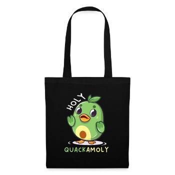 Avocat Saint Quackamoly Vegan Duck Fun - Sac en tissu - noir - Devant