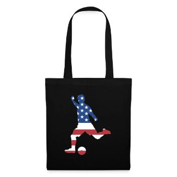 Sport Us Flag Kickball - Sac en tissu - noir - Devant