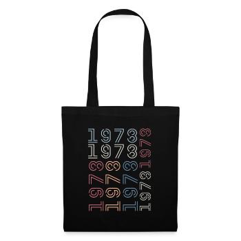 Né en 1978 Cadeau Anniversaire 1978 Retro 1978 - Sac en tissu - noir - Devant