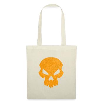 Tête de mort - Sac en tissu - nature - Devant