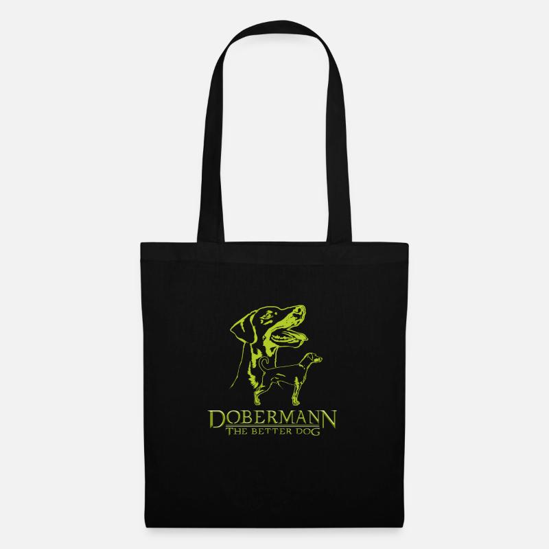 Dobermann TheBetterDog - Stoffbeutel - Schwarz