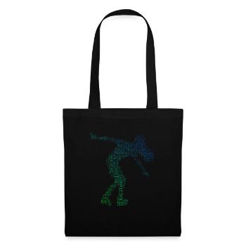 Men's Women Roller Skating Skate Roller Skates - Tote Bag - black - Front