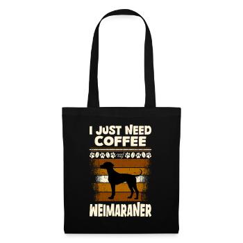 Weimaraner - Tote Bag - black - Front