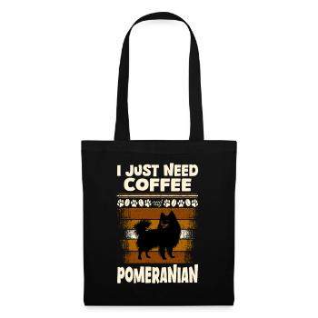 Café de Poméranie - Sac en tissu - noir - Devant
