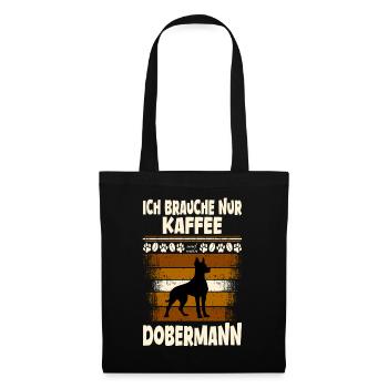 Doberman - Tote Bag - black - Front