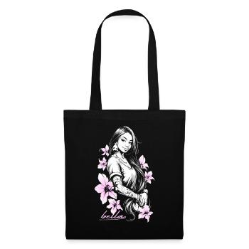 Bella blossom latina chicca - Sac en tissu - noir - Devant