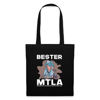 Bester MTLA, Labor assistent - Stoffbeutel - Schwarz - Vorne
