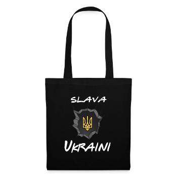ukraine slava ukraini support ukraine - Stoffbeutel - Schwarz - Vorne