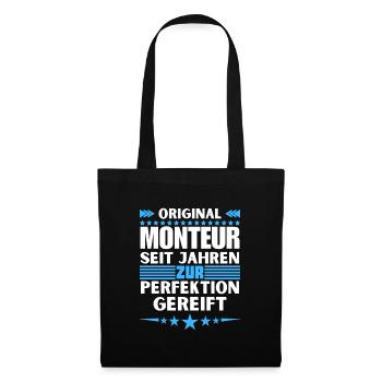 Mechanic matured to perfection - Tote Bag - black - Front